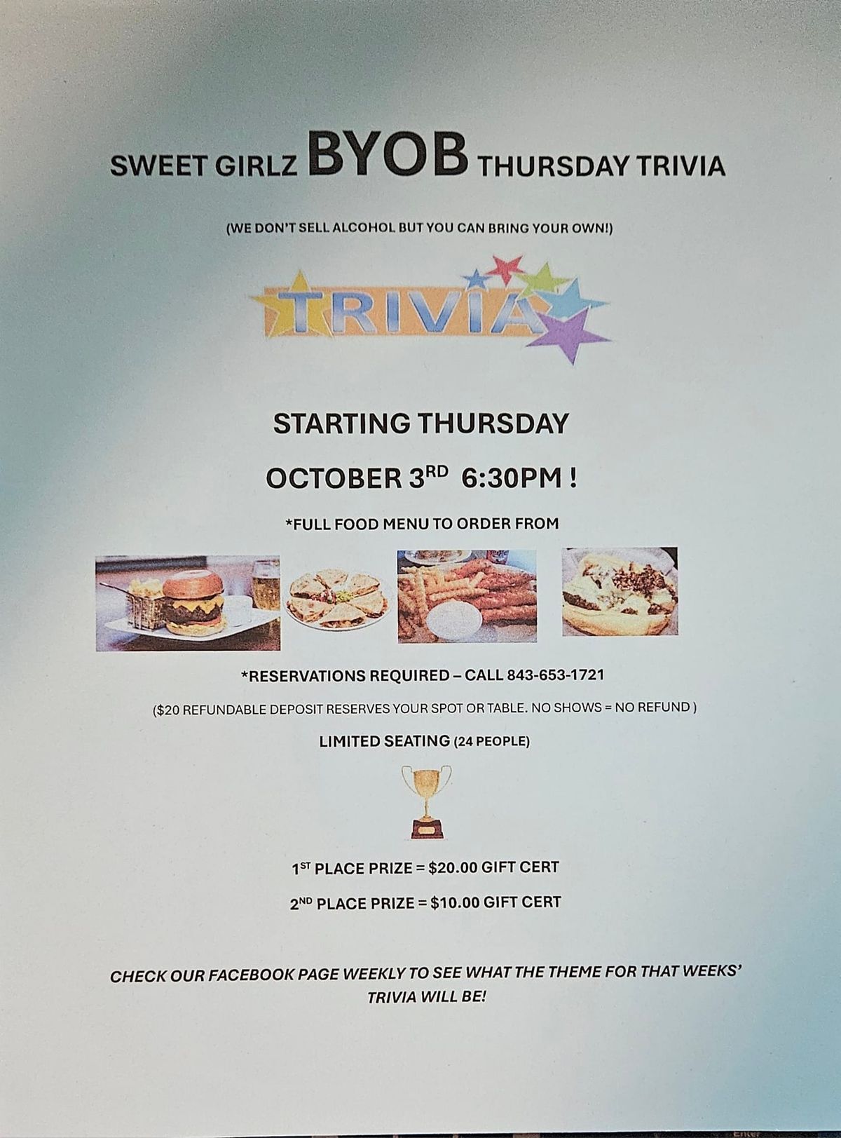 BYOB Trivia Night