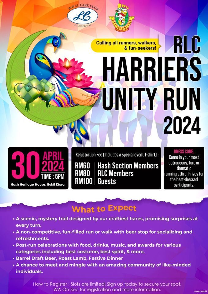 **RLC Harriers Unity Run 2024!**