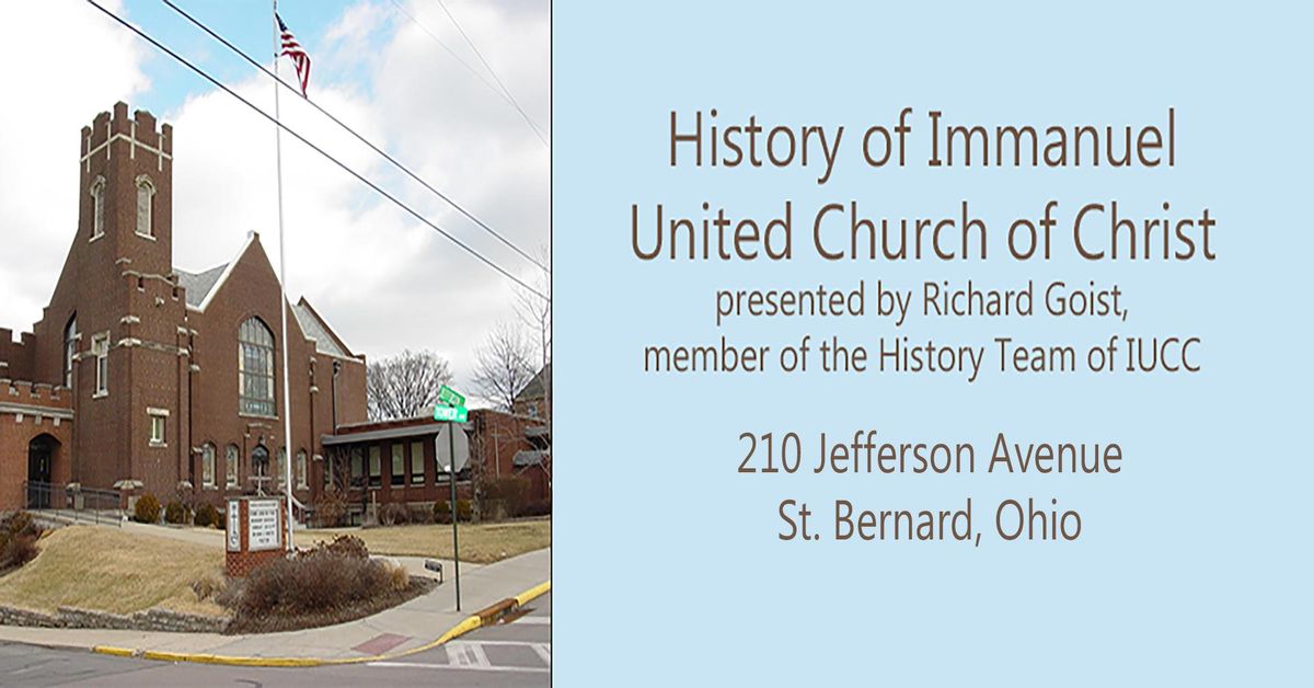 History of Immanuel United Church of Christ