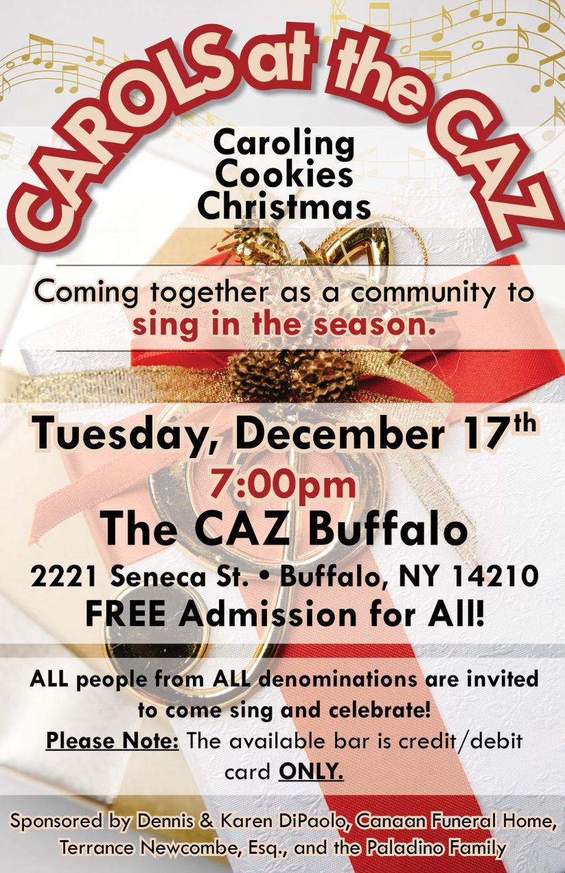 Indoor Carolling at Seneca near Cazenovia!