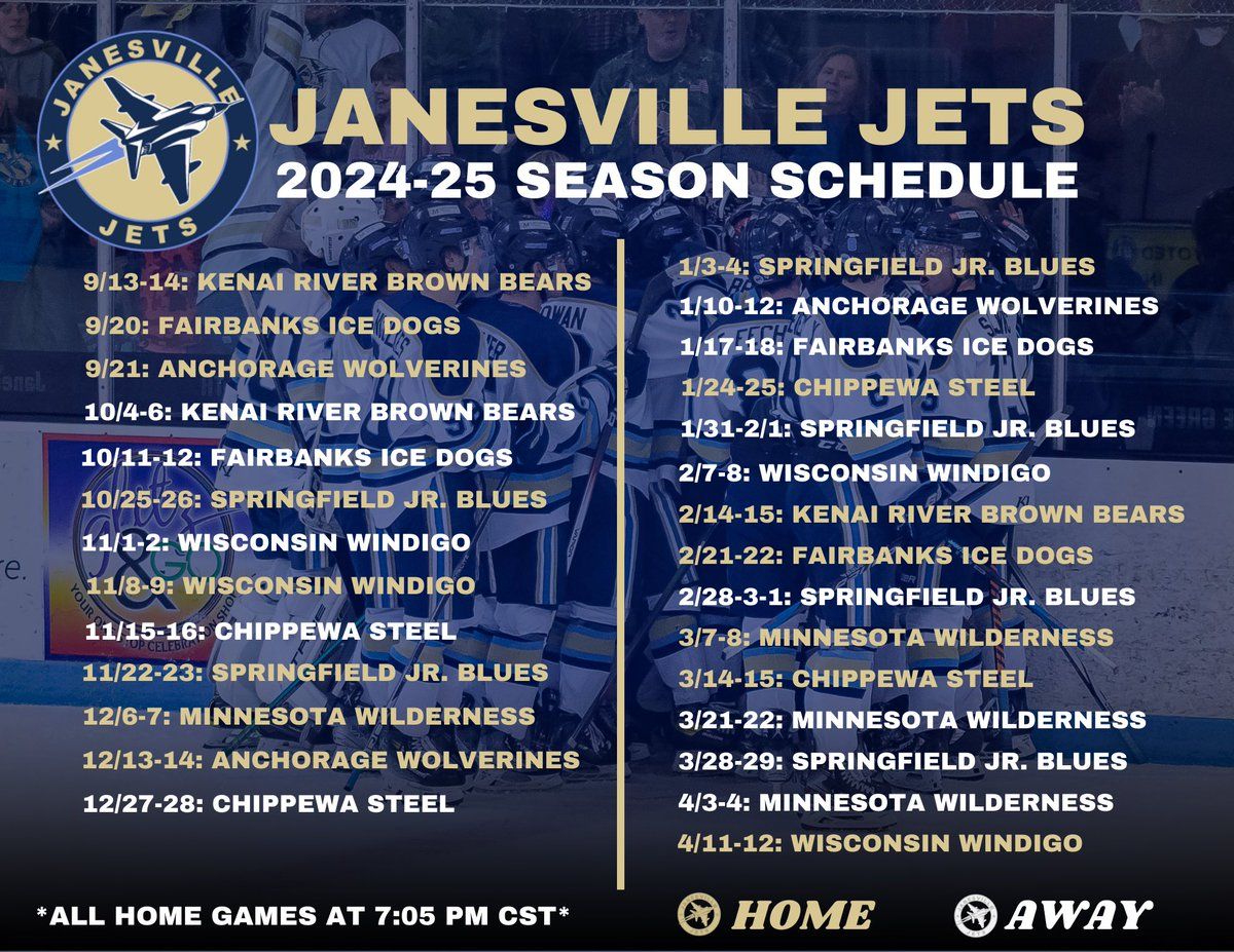 Anchorage Wolverines vs. Janesville Jets