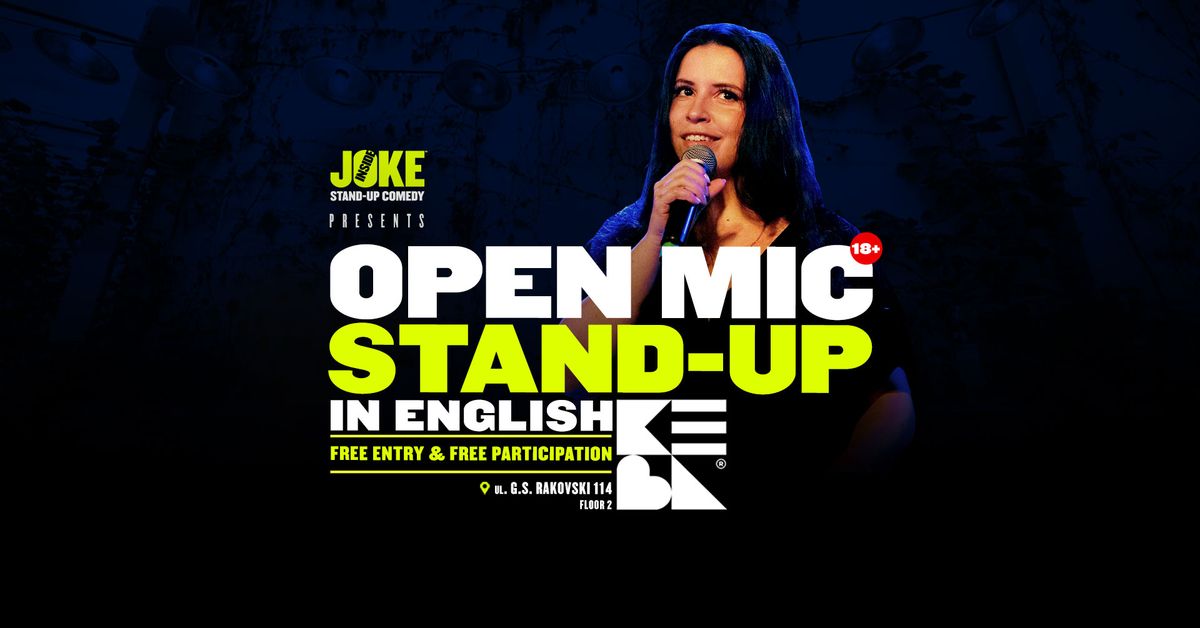 Open Mic Stand-up Comedy in English * Inside Joke x KEVA * JUNE 24th