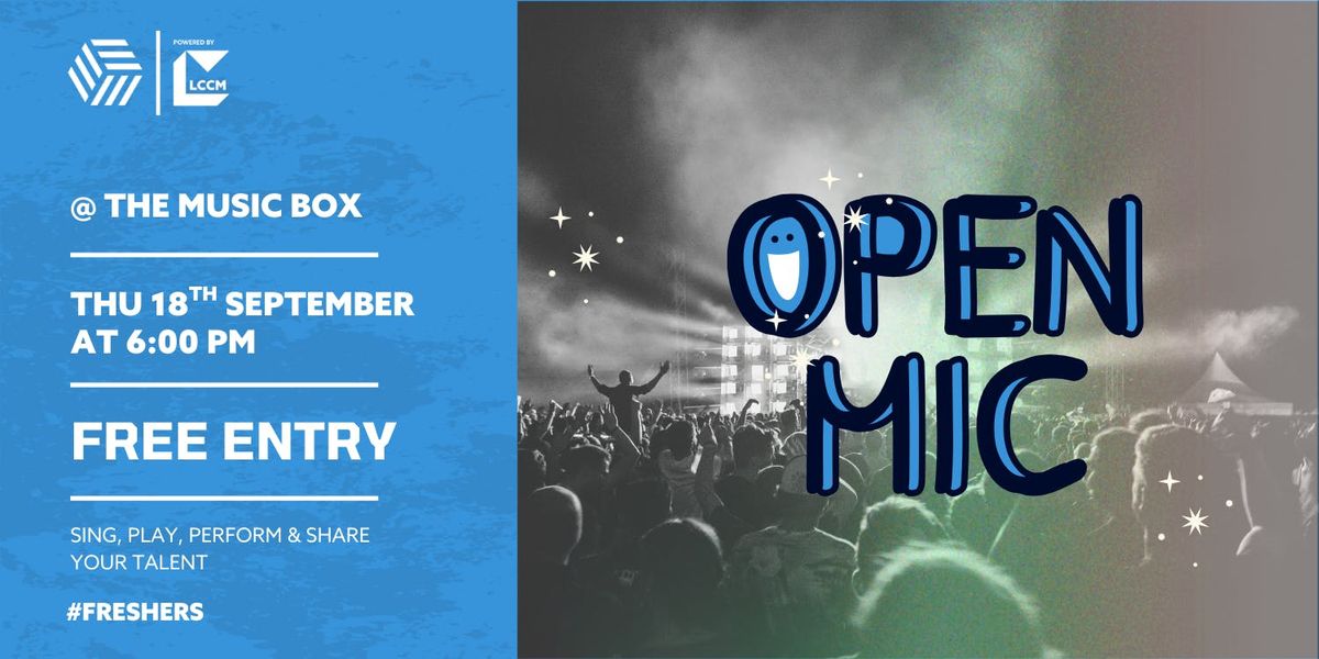 Open Mic #FRESHERS
