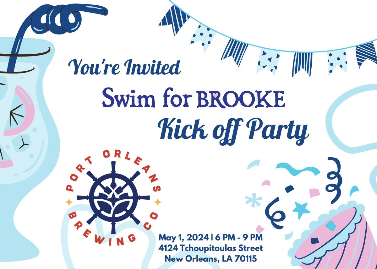 Swim for Brooke Kickoff Party!