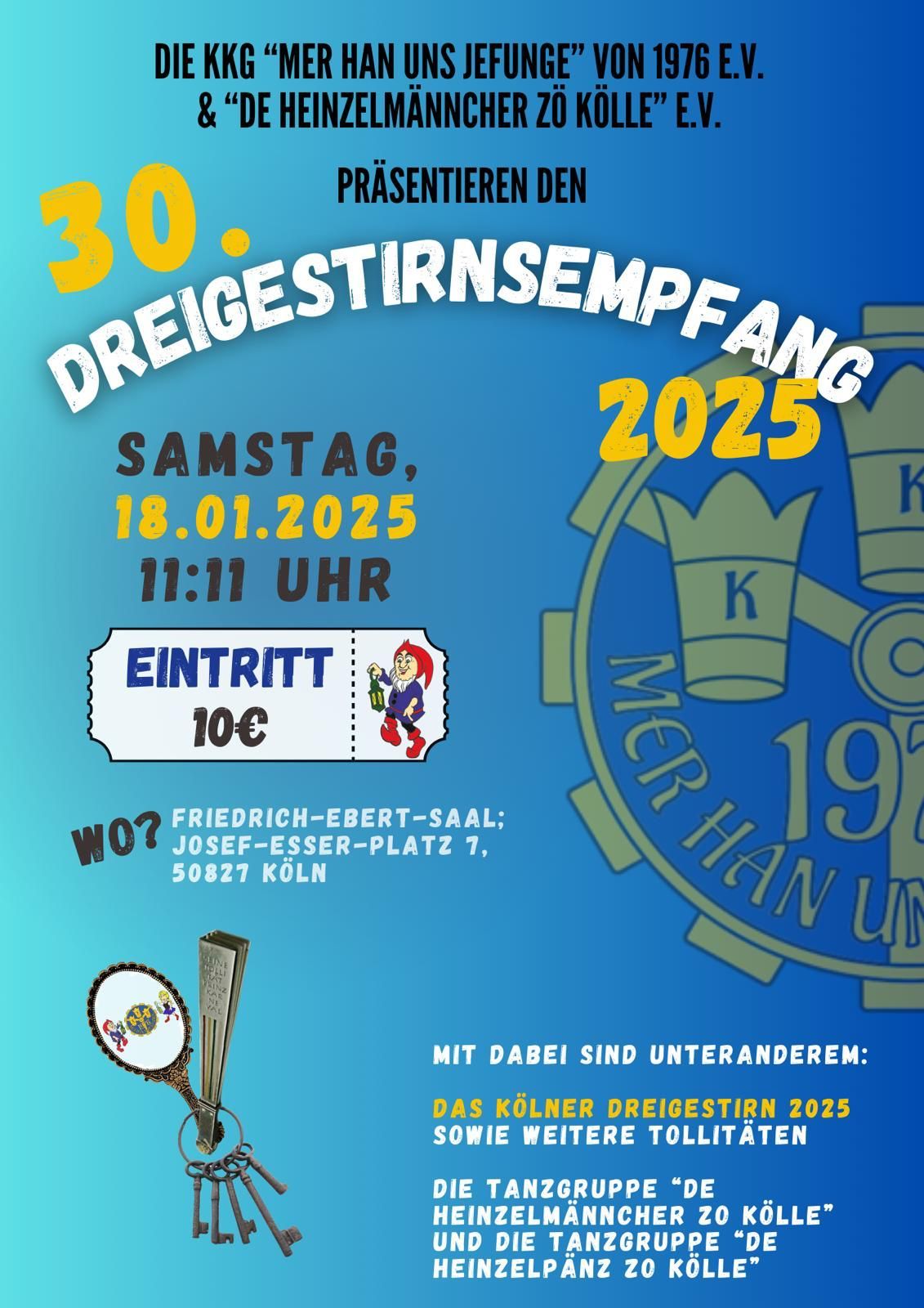 30. Dreigestirnsempfang 2025