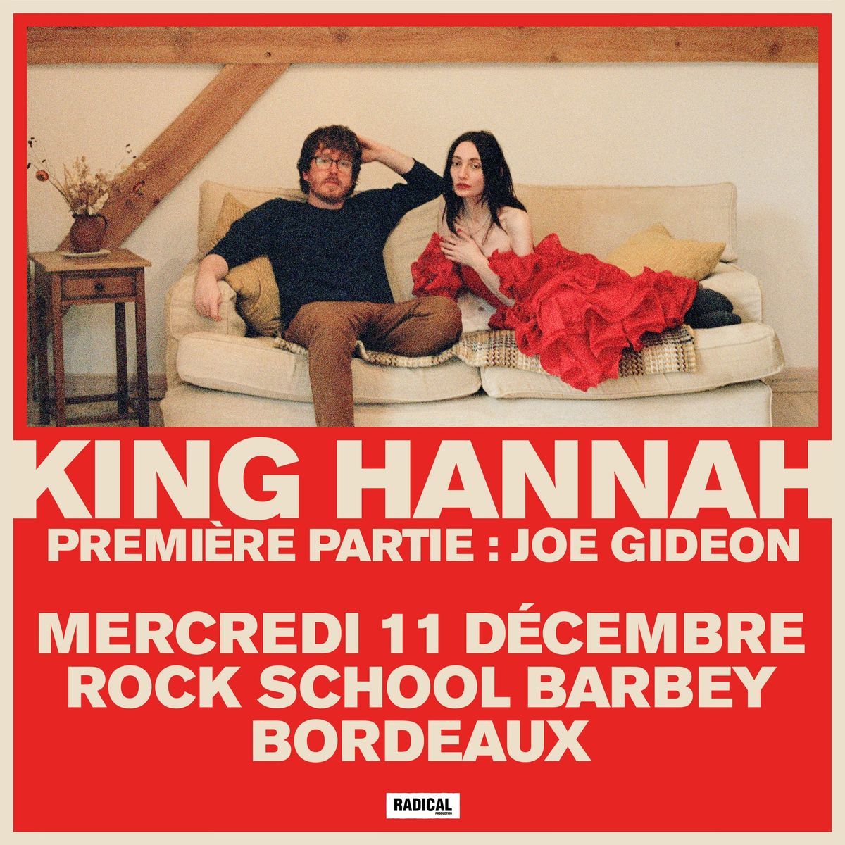 King Hannah + Joe Gideon \u00b7 Rock School Barbey