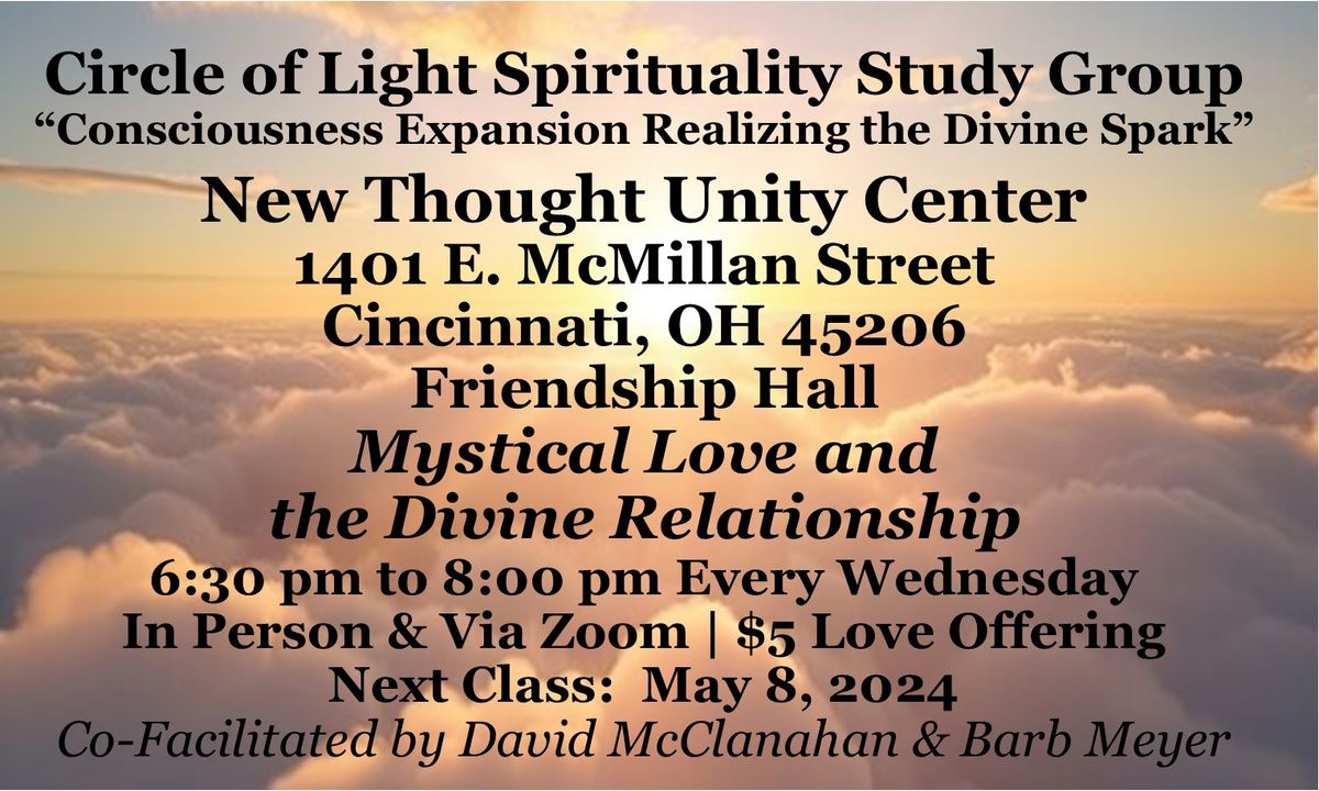 Circle of Light Spirituality Soul Study with David McClanahan & Barb Meyer