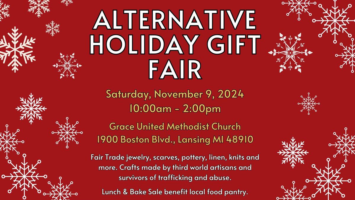 Alternative Holiday Gift Fair & Bake Sale