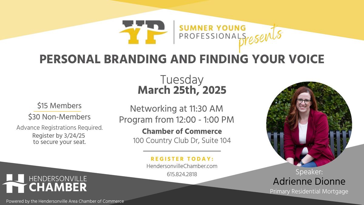 SYP Presents: Personal Branding and Finding Your Voice