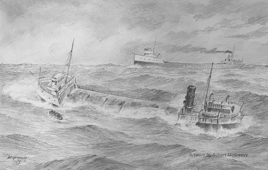 He Went Down with His Ship: Captain Burke and the Steamer Arlington