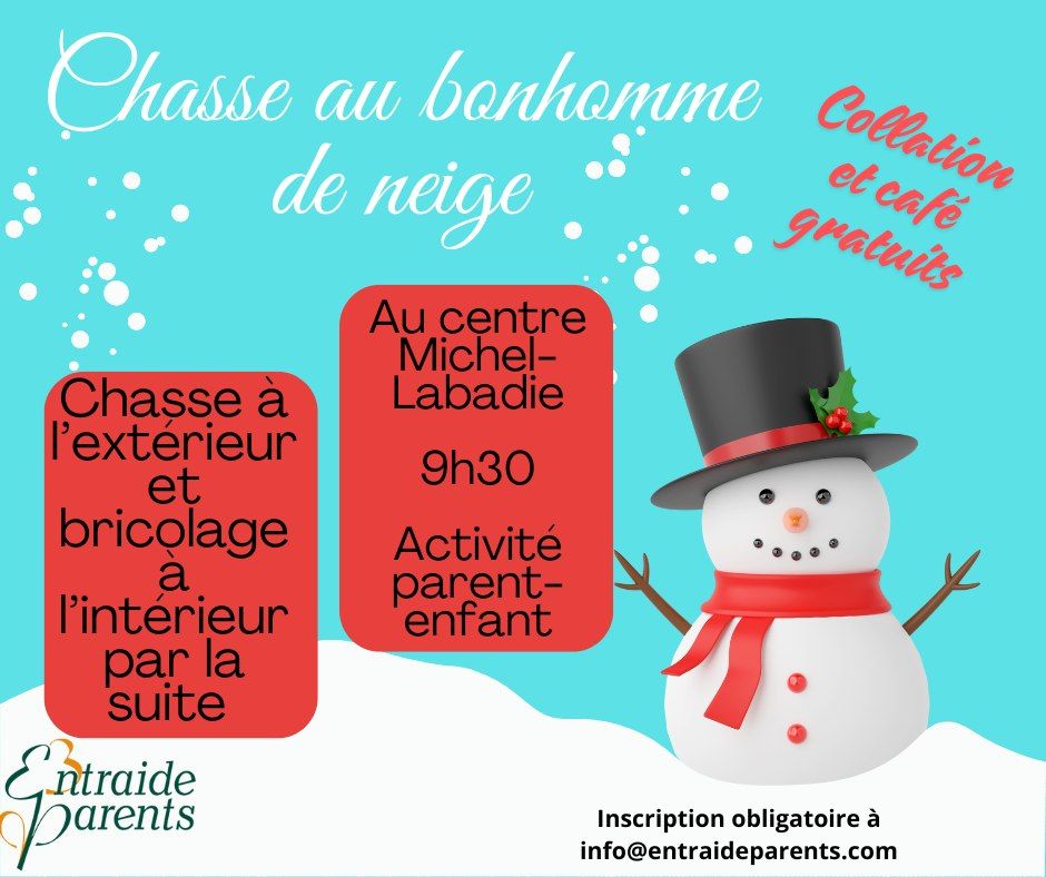 Chasse au bonhomme de neige