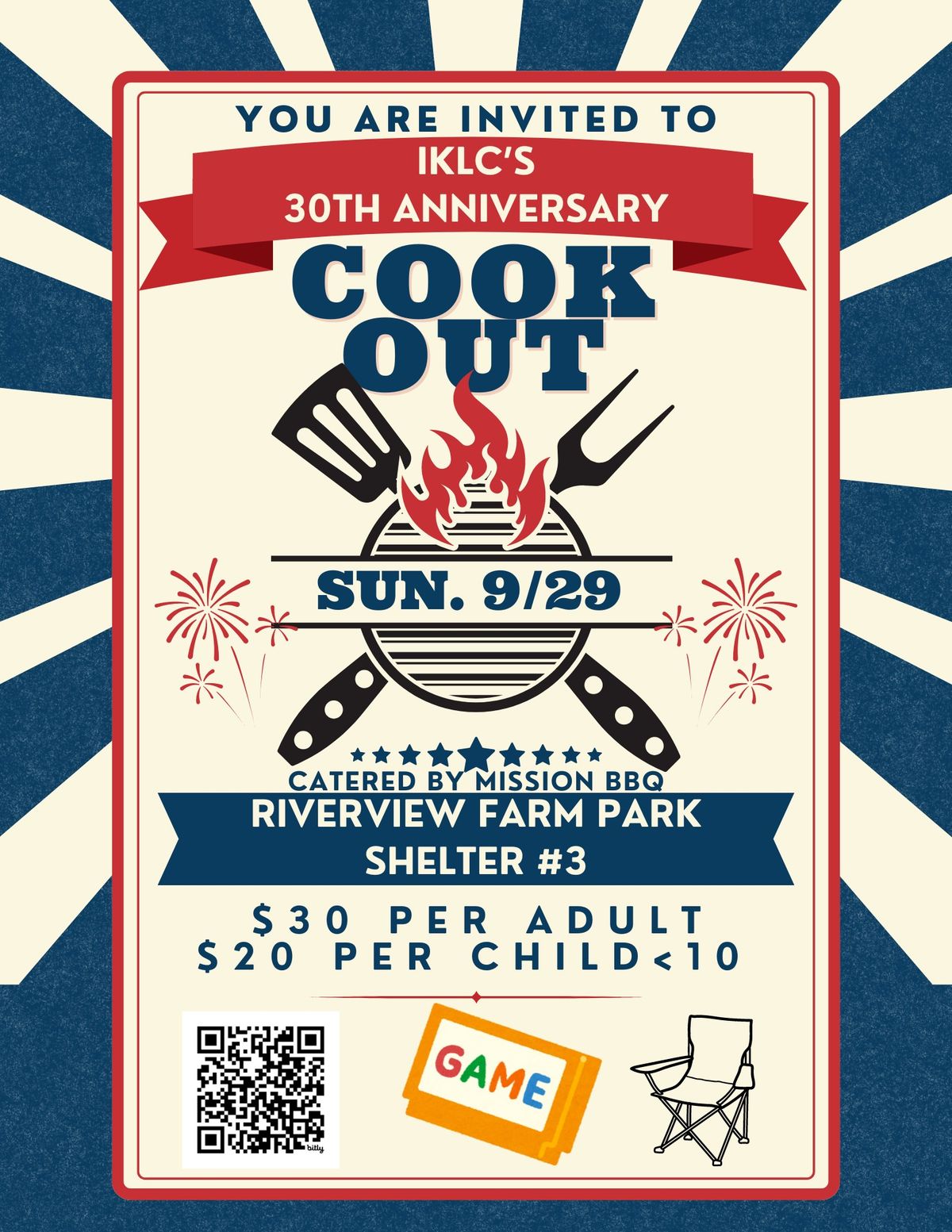 30th Anniversary Church Cookout