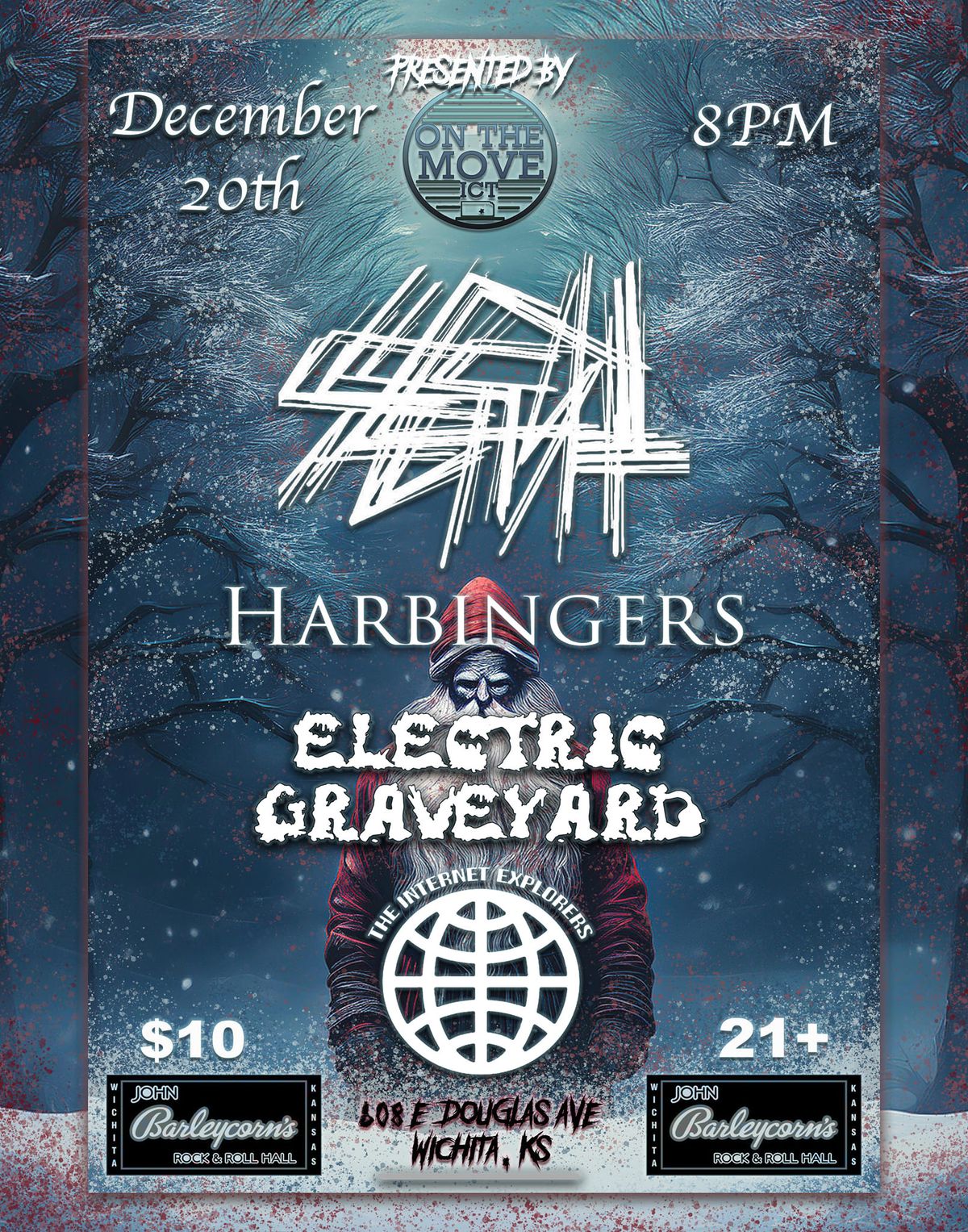 Electric Graveyard (OK), Harbingers KS and more at John Barleycorn's!