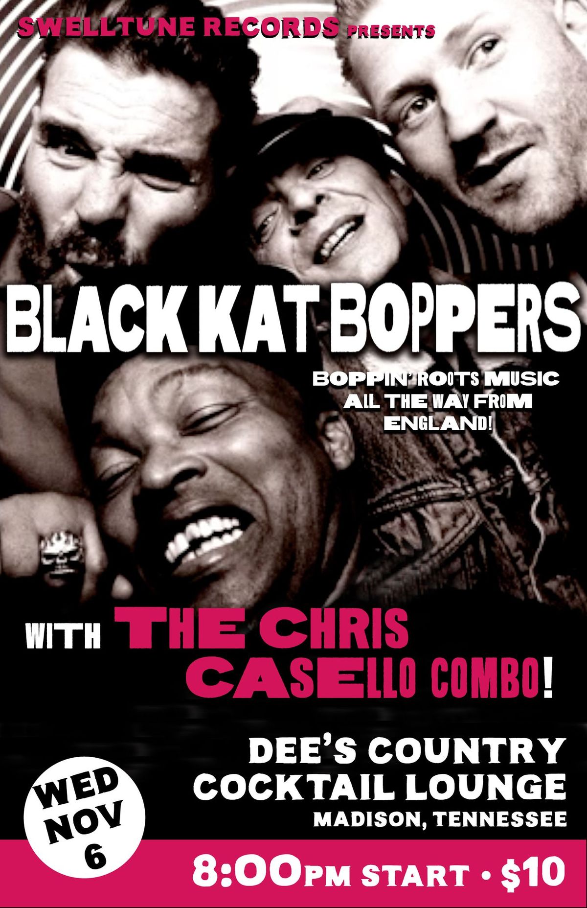 Black Kat Boppers and The Chris Casello Trio!