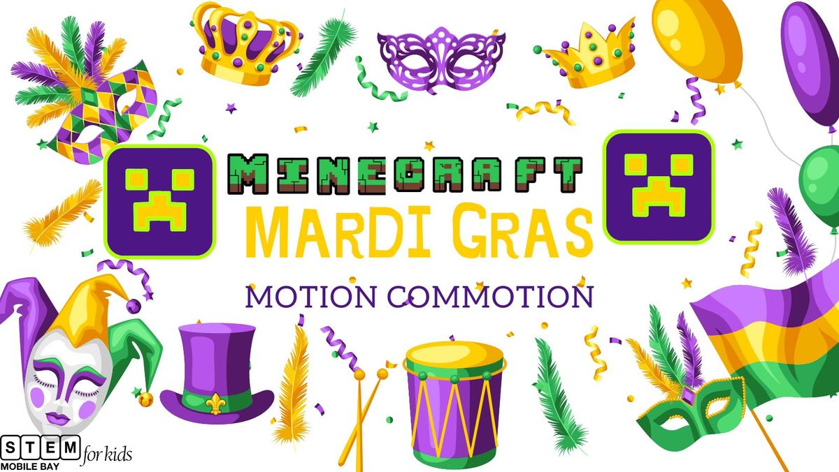 Minecraft Mardi Gras Motion Commotion