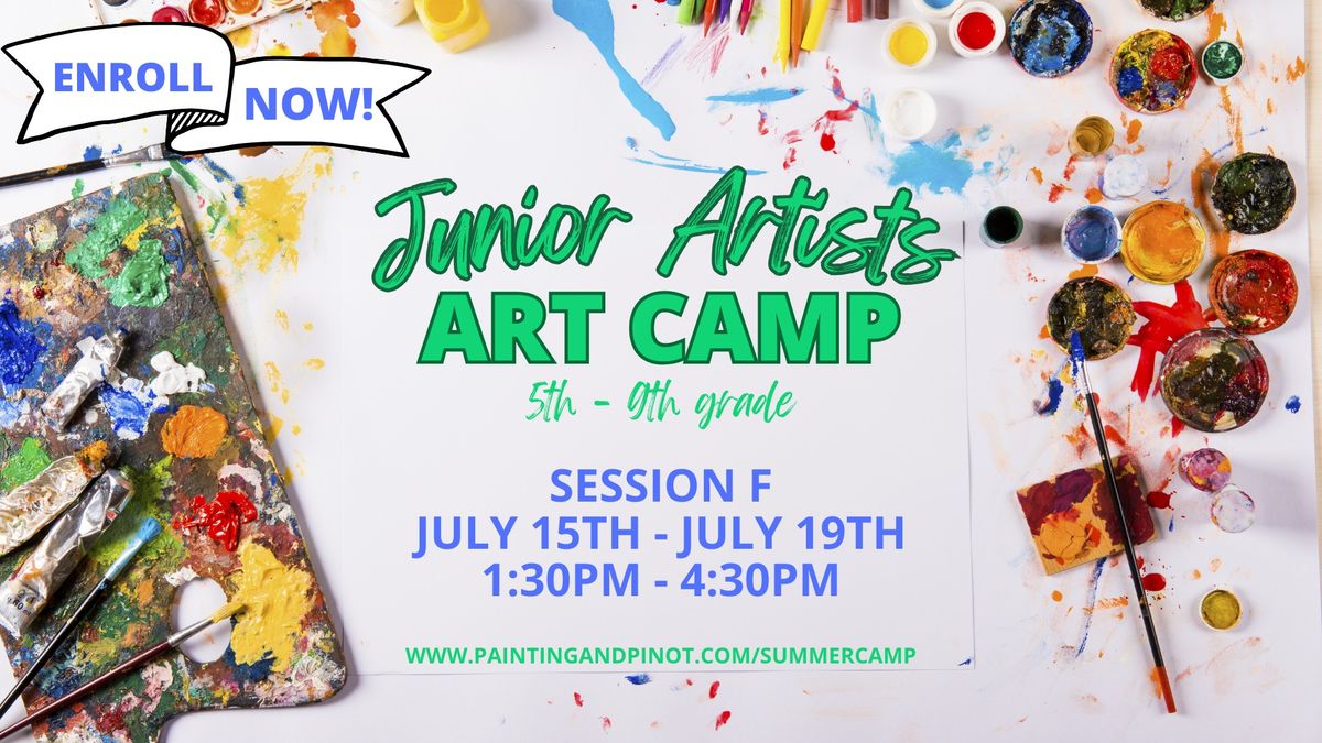 Art Camp - Junior Artists - Session F