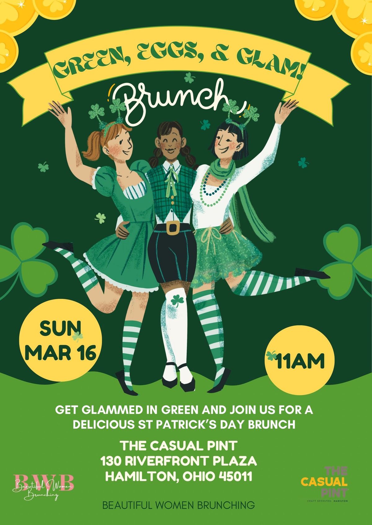 GREEN, EGGS, & GLAM! BRUNCH