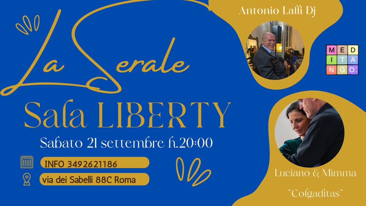 "La Serale" in Sala Liberty con Antonio Lalli Dj 