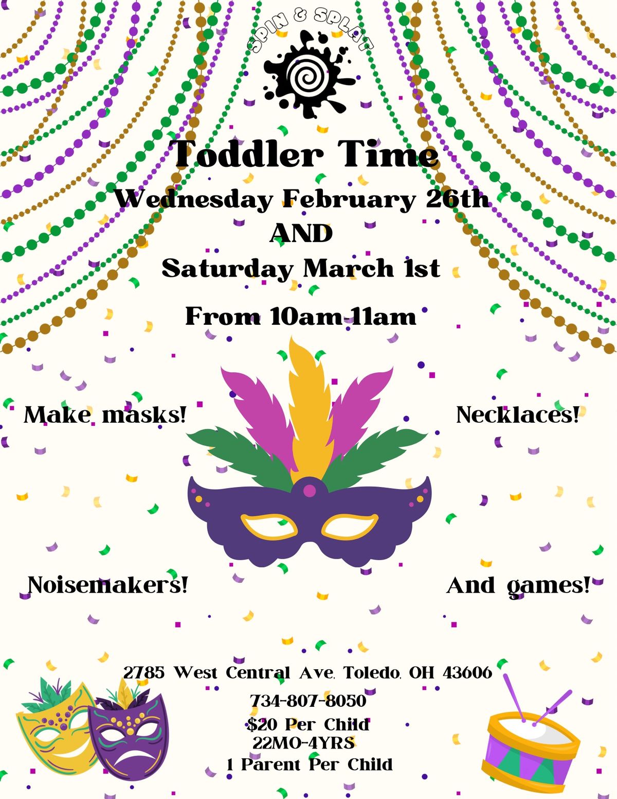 Kid\u2019s Corner Mardi Gras Crafts 