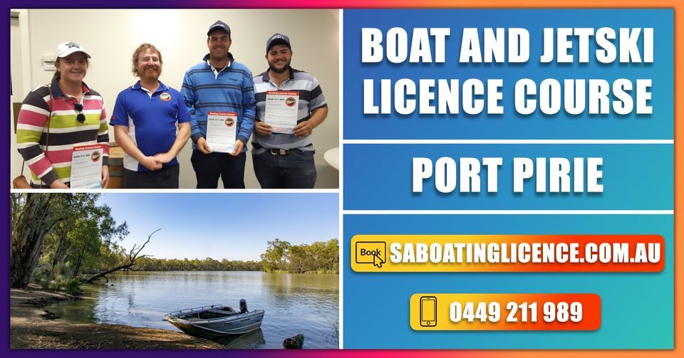 Port Pirie Boat & Jetski Licence