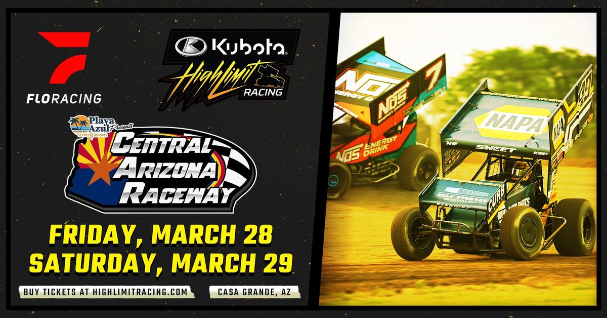 High Limit Sprint Cars at Central Arizona Raceway