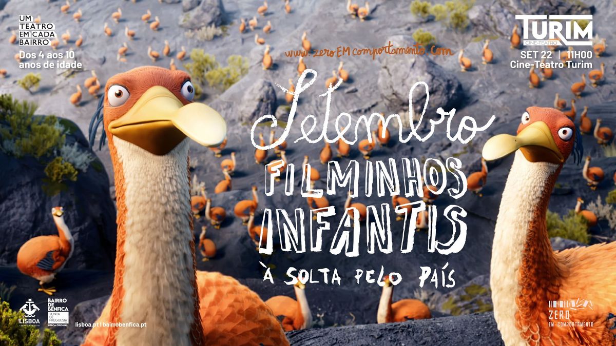 Filminhos Infantis \u00e1 solta no Cine Teatro Turim