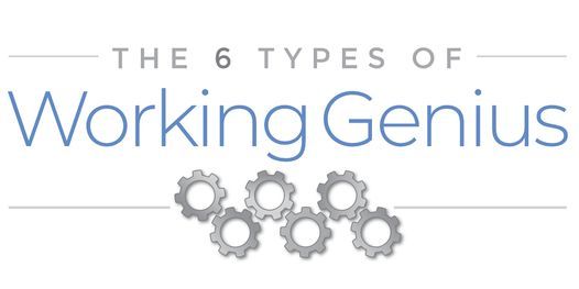 The 6 Types of Working Genius Workshop