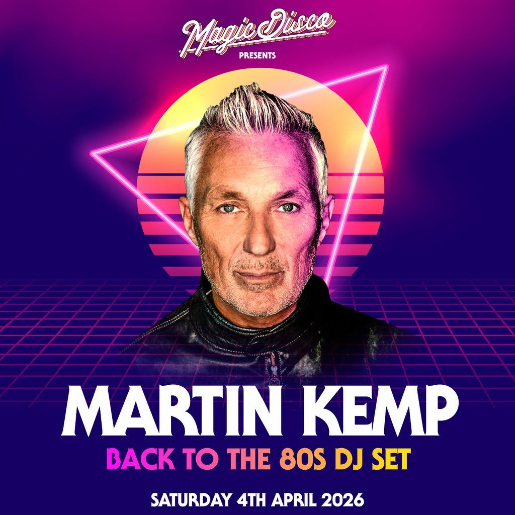 Martin Kemp Live DJ set - Back to the 80s - Glasgow