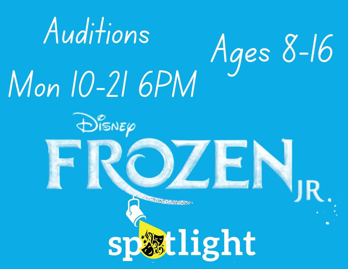 Auditions Frozen Jr 