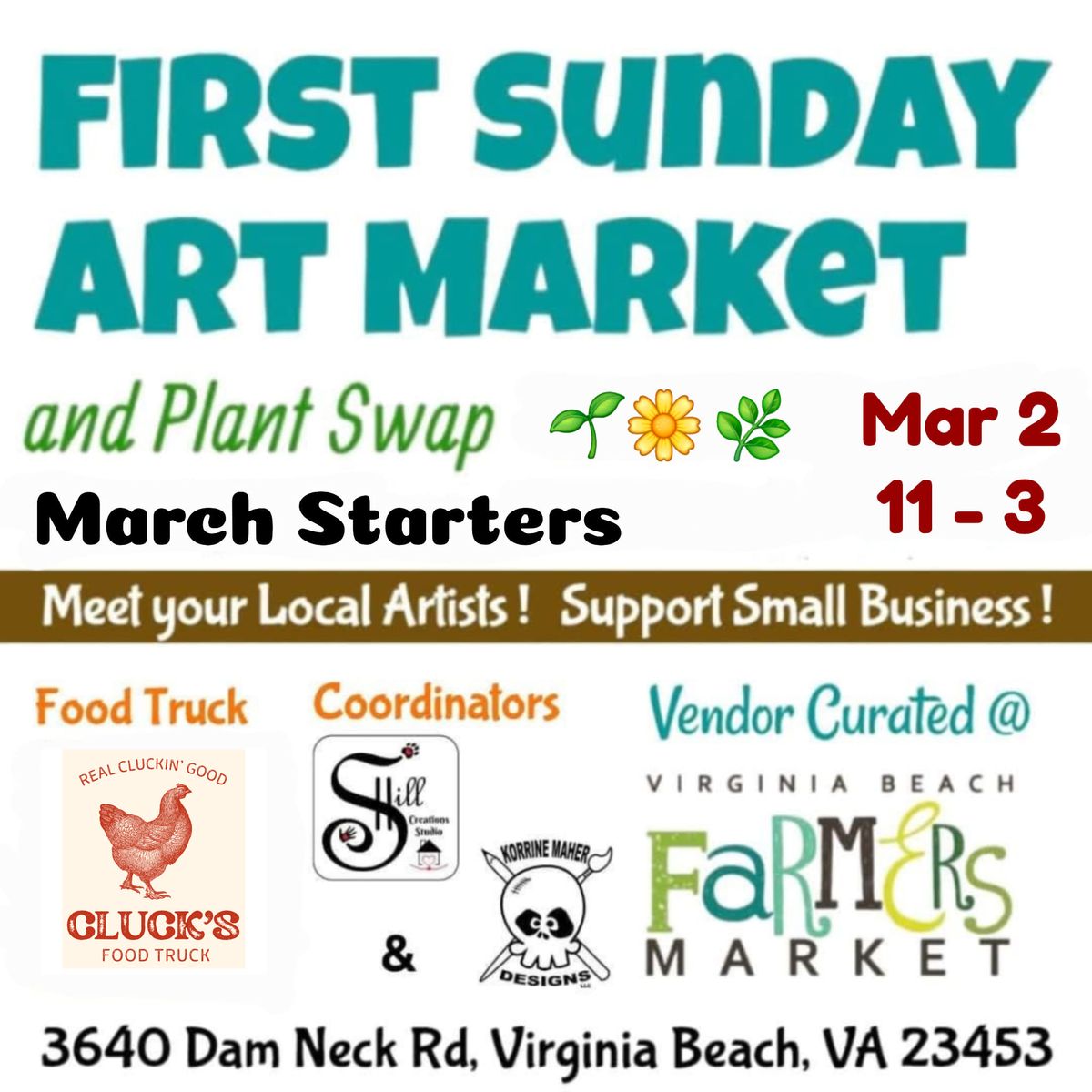 First Sunday Art Market and Plant Swap 