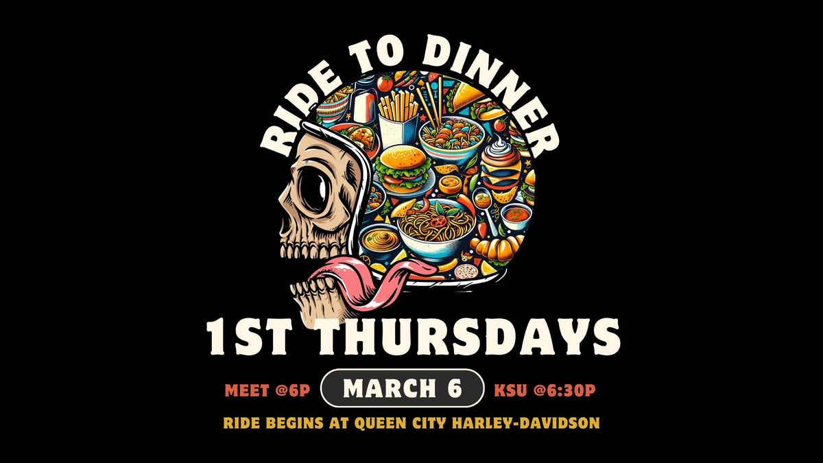 1st Thursdays - Ride to Dinner