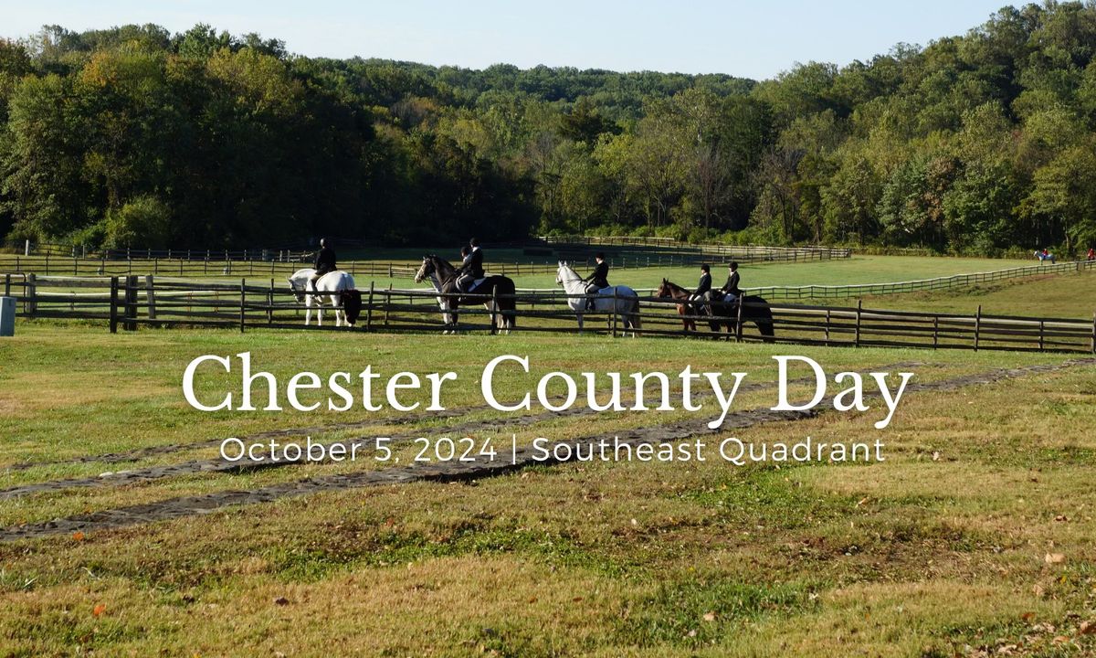 Chester County Day Tour 2024