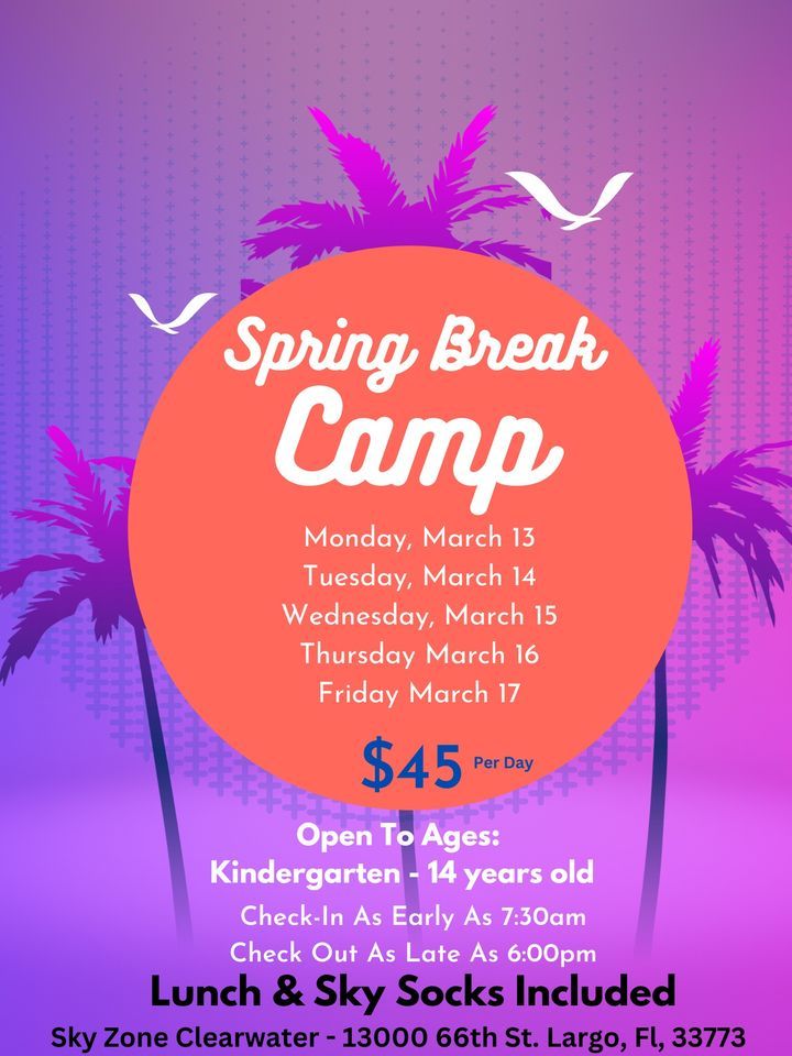 2023 Spring Break Camp, Sky Zone Clearwater, Largo, 13 March 2023