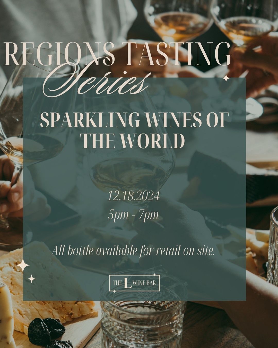 Wine Tasting @ L Wine Bar feat Sparkling Wine of the World