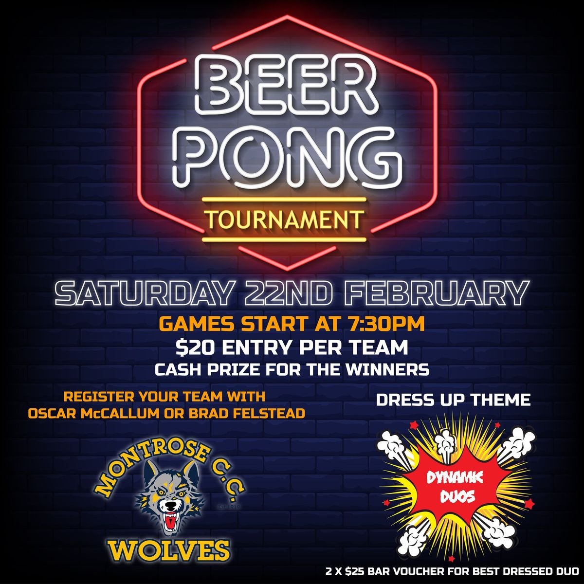 Beer Pong Tournament 