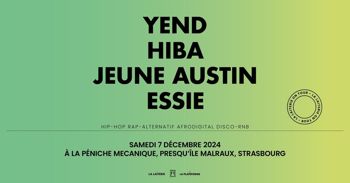 \u00a5END + HIBA + JEUNE AUSTIN + ESSIE - \u00e0 La Peniche M\u00e9canique