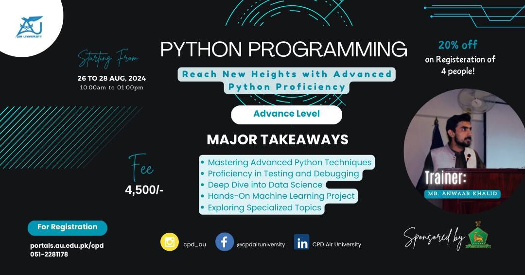 Python Programming Advanced Level Workshop