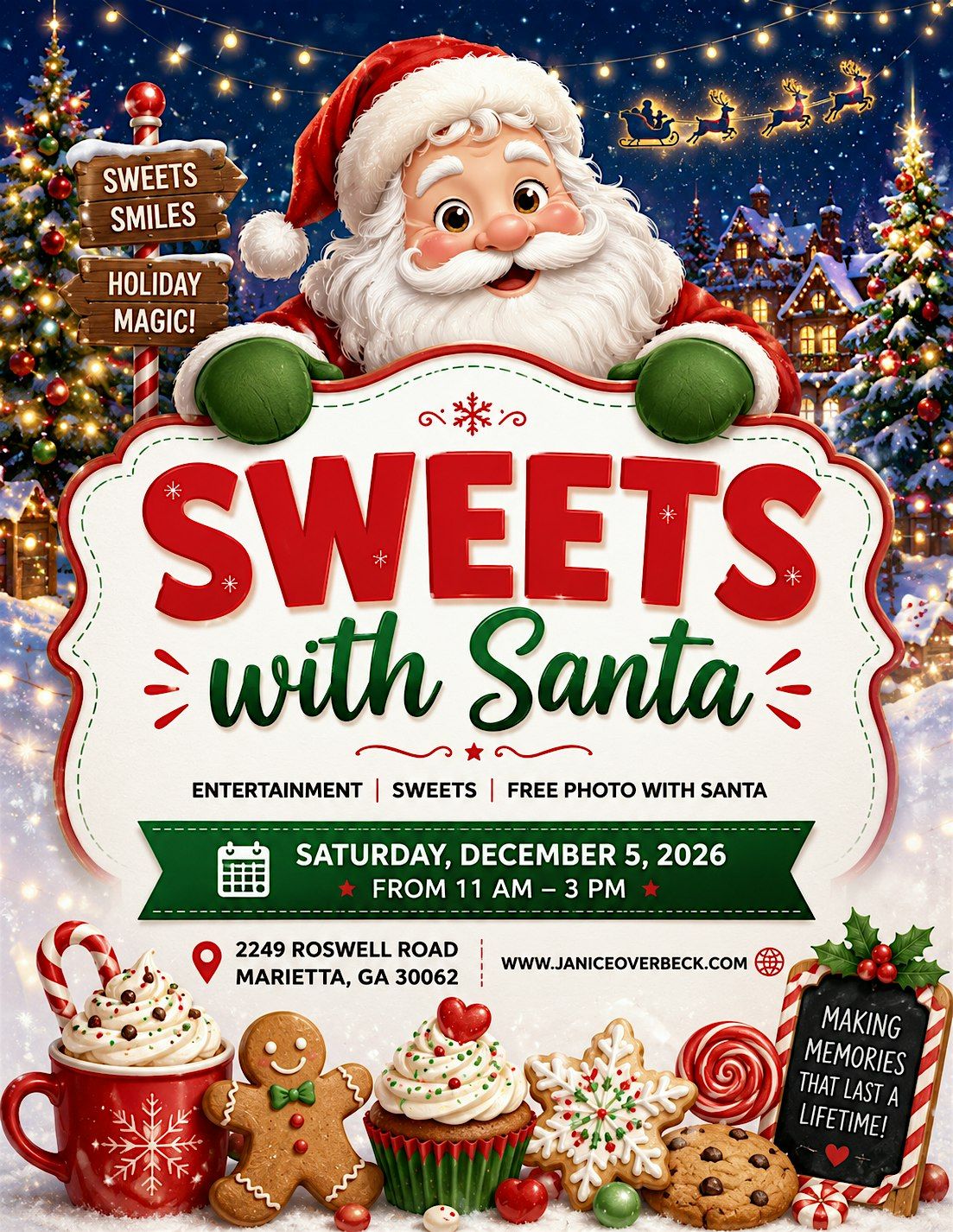 Sweets with santa!