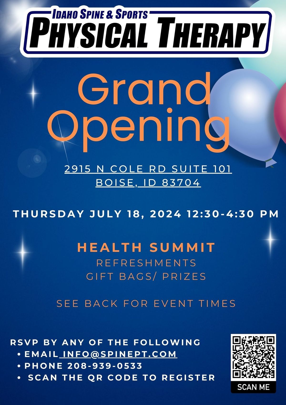Grand Opening of ISSPT's 5th Location & Health Summit!
