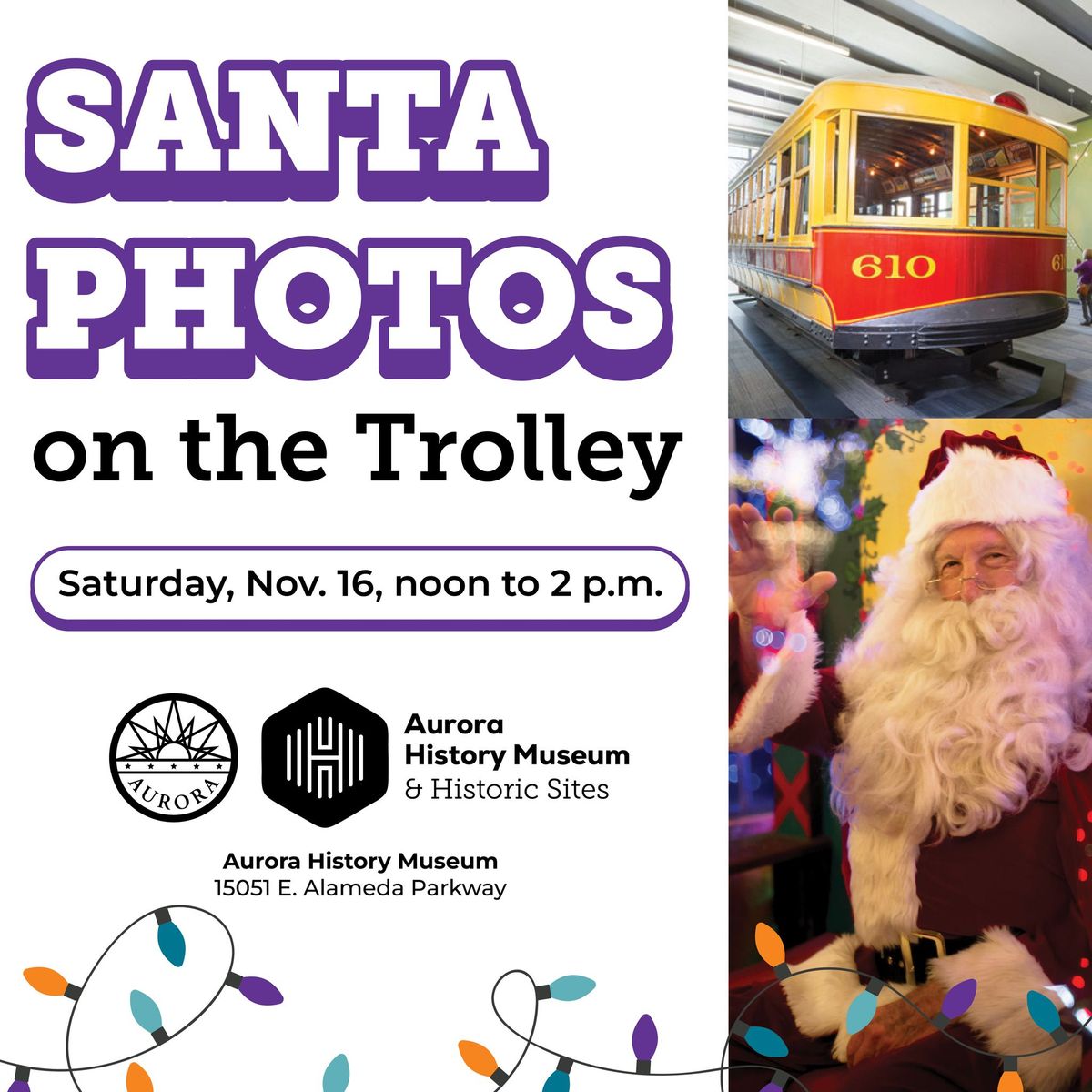 Santa Photos on Trolley Trailer 610