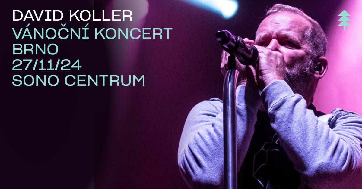 David Koller - V\u00e1no\u010dn\u00ed koncert 2024 - Brno \/\/ Sono Centrum