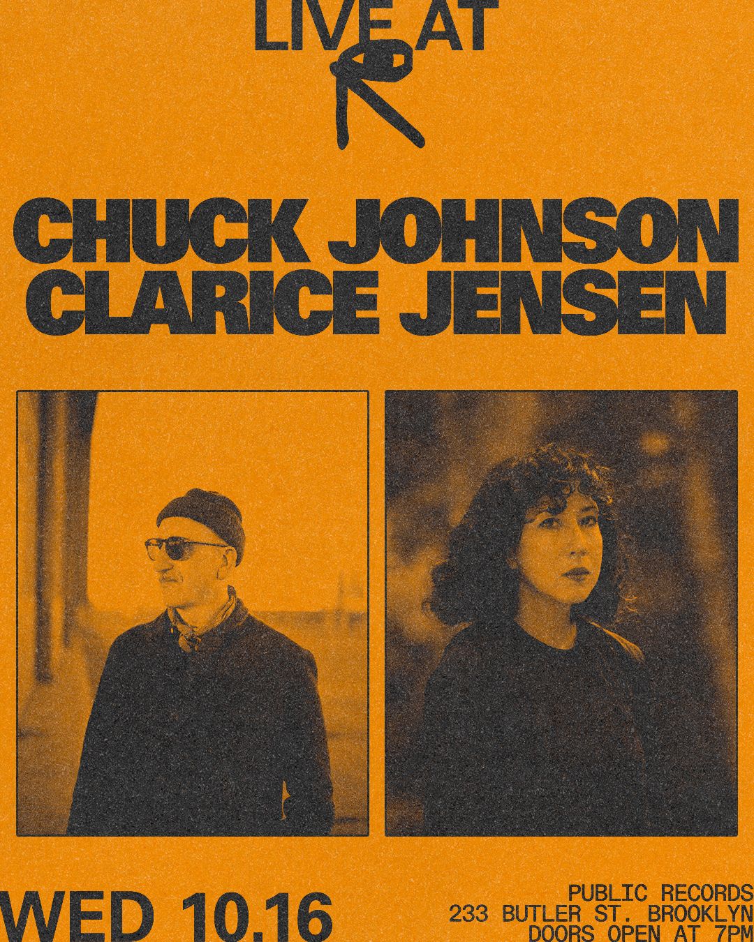 Chuck Johnson and Clarice Jensen at Singletary Center of Arts