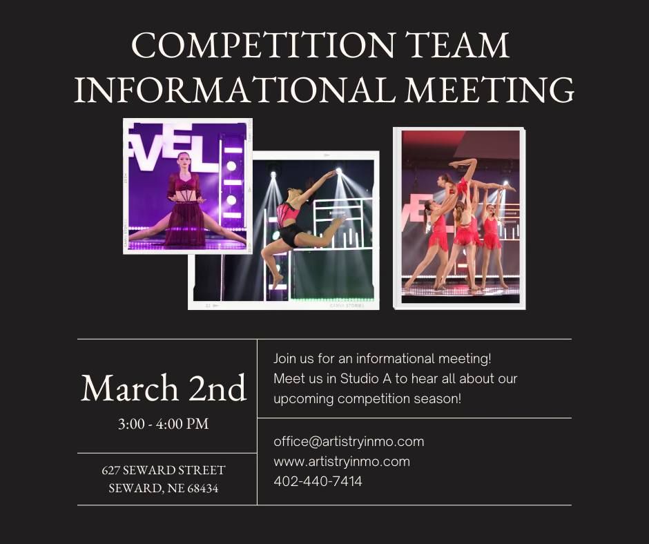 Competition Team Info Night