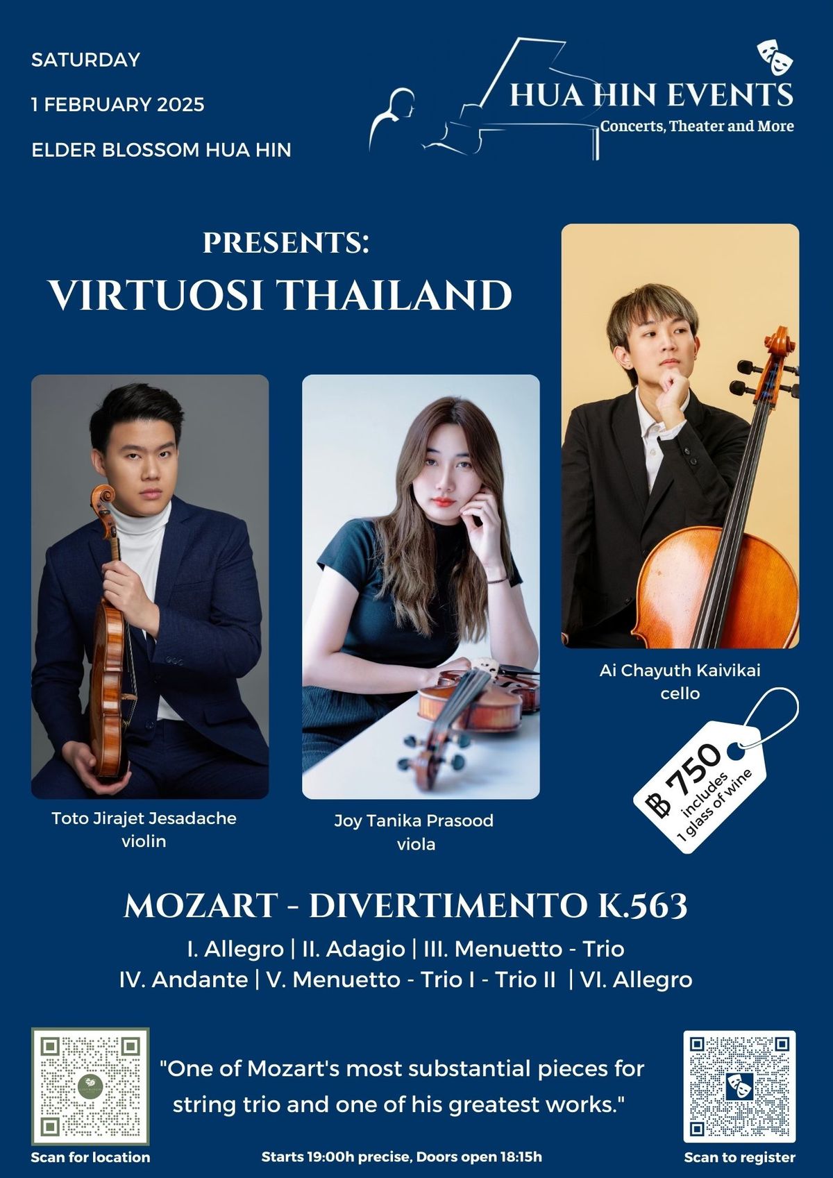 Hua Hin Events presents Virtuosi Thailand