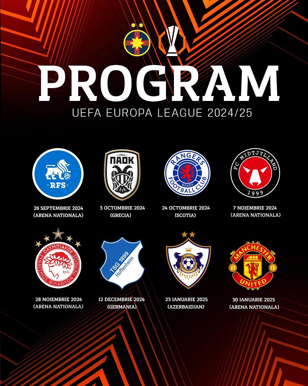 Manchester United vs Rangers FC - Europa League 2024-2025