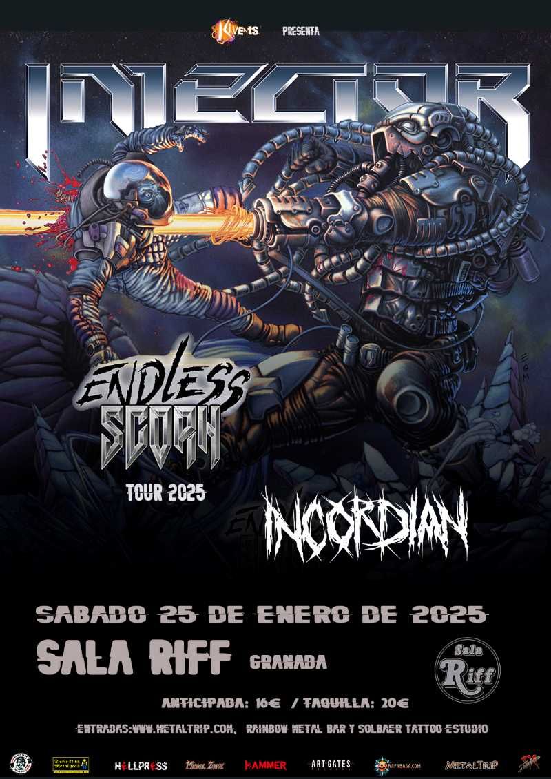 Injector + Incordian en Sala Riff (Granada)