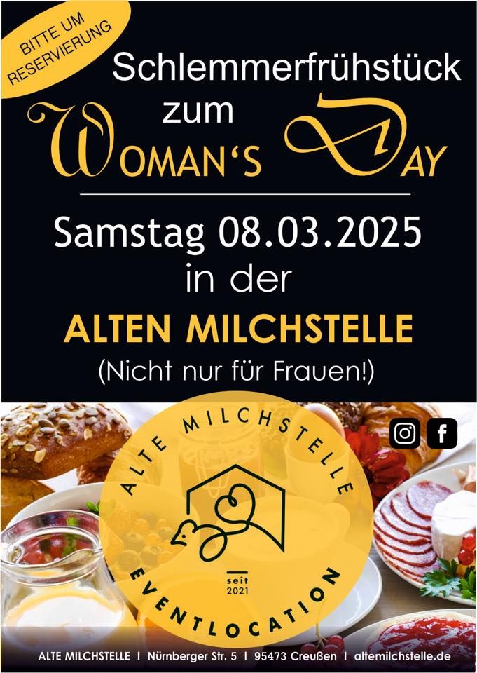 Schlemmerfr\u00fchst\u00fcck zum Woman\u2018s Day