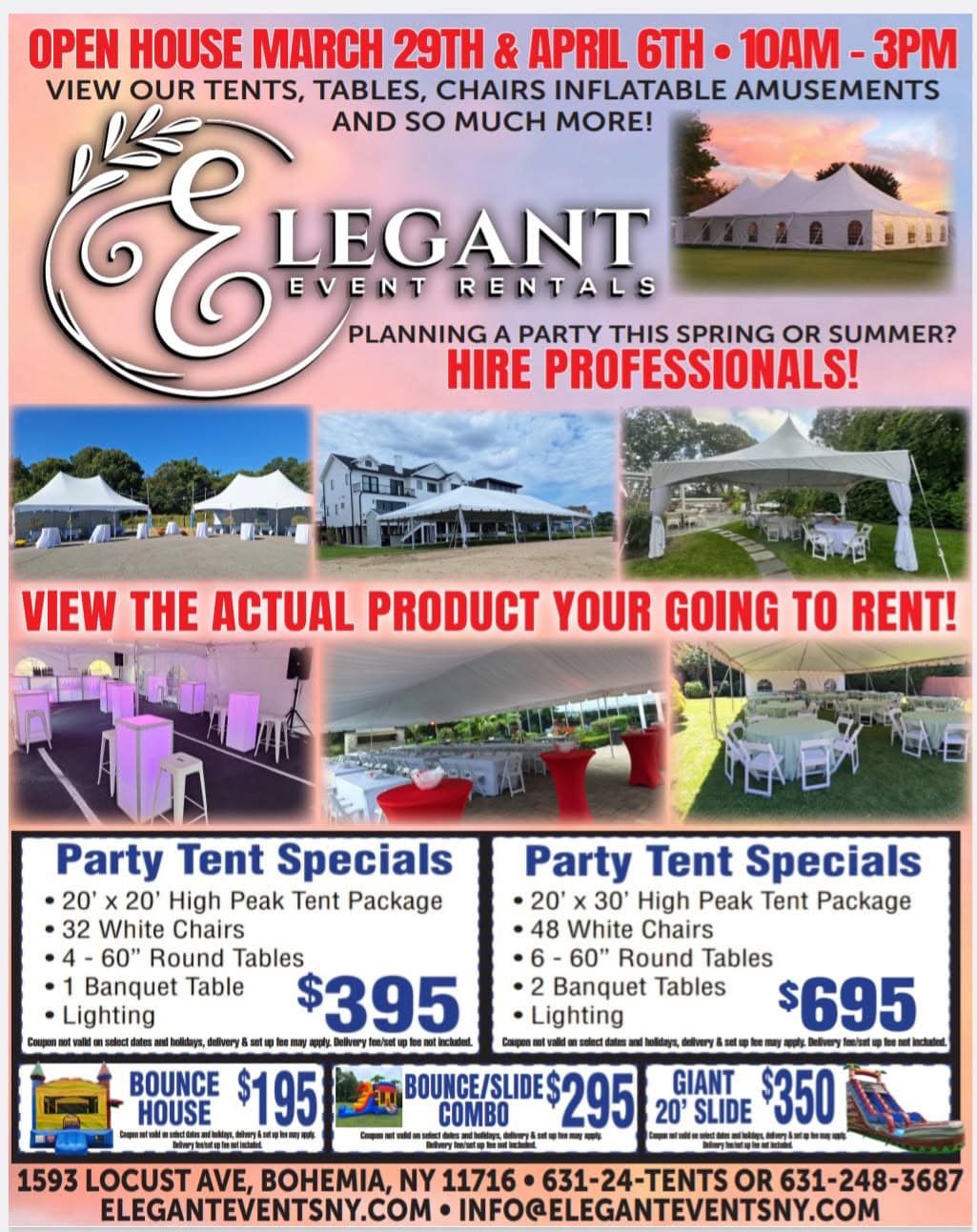 Elegant Event Rentals Live Showcase