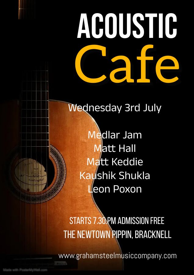 Acoustic Cafe - 3rd July 