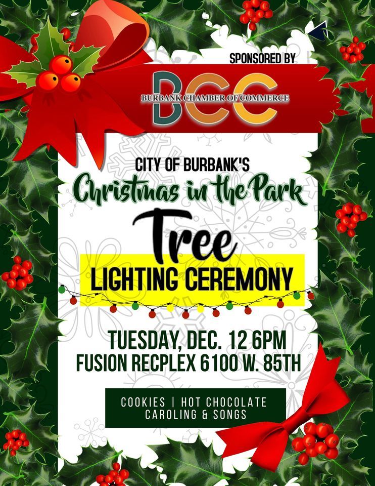 Christmas in the Park Tree Lighting Ceremony, Burbank Park District, 12